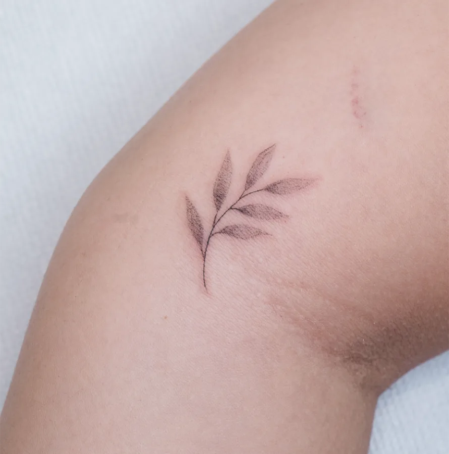 Primeira tatuagem — aluna